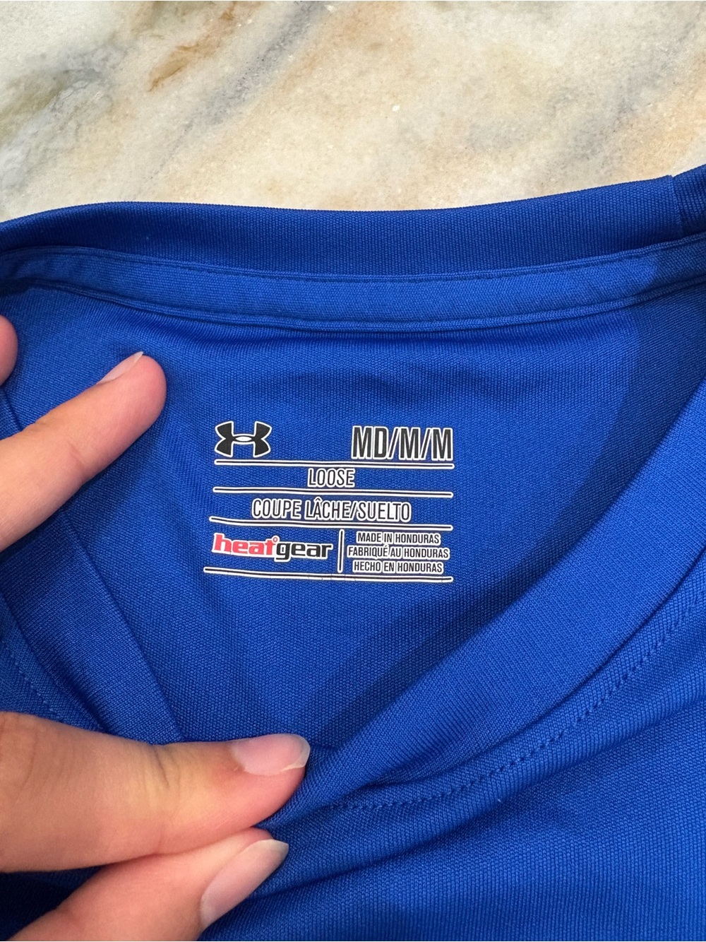 Under Armour Men's Tech 2.0 Short Sleeve Crew - Royal Blue - Picture 4 of 8